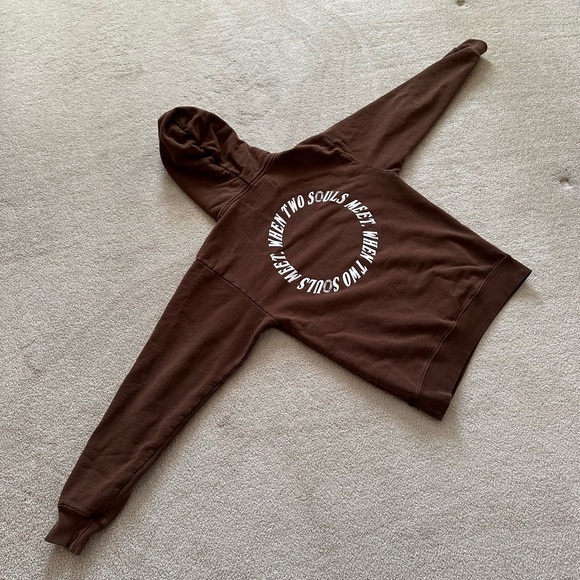 Twinflames Brown Staple Hoodie - Picture 4 of 7